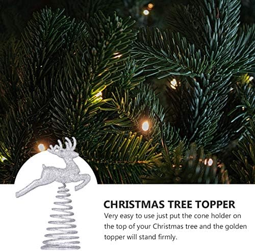 Partykindom 3 kom božićno ukrašavanje stabla Topper jelena TEMPER TEEPOP ORNAMENT CHIOD ukrasi ukrasi
