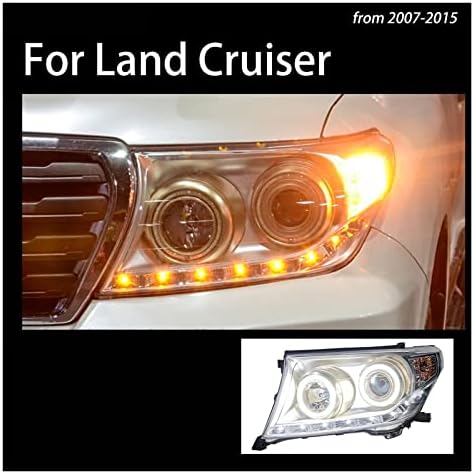 Glava lampa za oblikovanje automobila kompatibilna sa Toyota Land Cruiser farovima 2007-2015 LC200 LED farovima