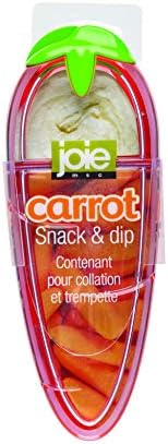 Joie Carrot, BPA besplatno, LFGB odobreno, Sectioned posuda za hranu za grickalice, jedna veličina, narandža