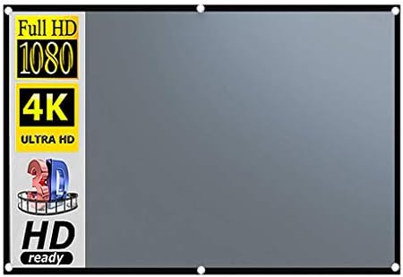 KXDFDC 4: 3 Projektor ANTIGHT zavjesa 84/100/110 inča prijenosni 3D projekcijski ekran sa crnim obrubom i rupama