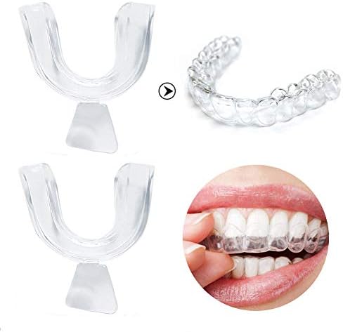 8 kom silikonski štitnik za usta za brušenje zuba baterijsko zubne noći štitnike za ujeda pomoć za spavanje