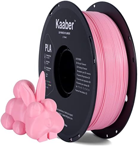 Kaaber 3D filament pisača, 1,75 mm PLA Filament, dimenzionalna tačnost +/- 0,03 mm, 3D štamparski materijal