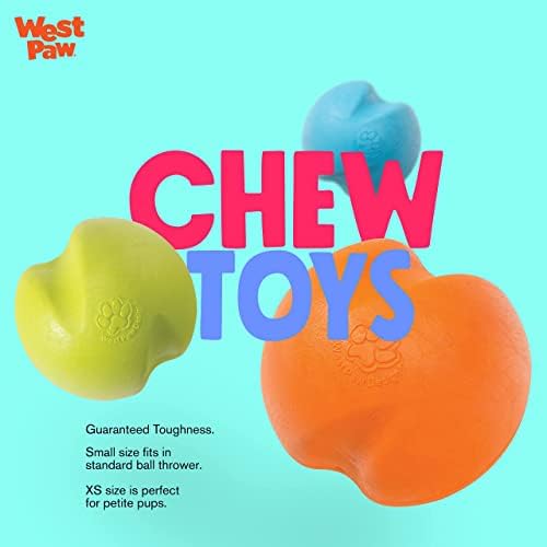 West Paw Zogoflex Jive Ball Dog Chew Toy - Odskočna igračka za pse, Dohvaćanje, ulov, žvakanje, igranje