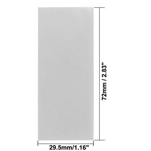 UXCell 18650 Akumulatorski omot PVC toplotne skupljanje 29,5 mm ravna širina prije reza 72 mm sivo pakovanje