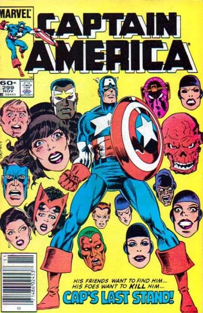 Kapetan Amerika 299 VF / NM; Marvel comic book / J. M. DeMatteis
