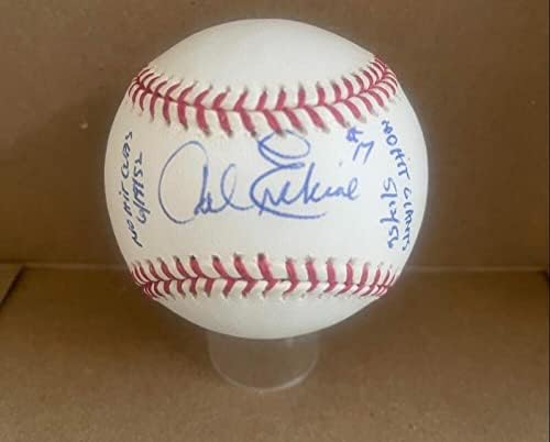 Carl erskine statistike 2 Nijedna hitters Dodgers potpisan Auto M.L. Baseball JSA AH66054 - autogramirani bejzbol