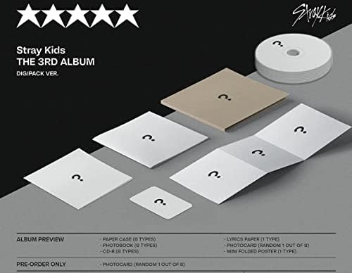[I.N] STRAY KIDS TRUE 3 zvjezdice 3. puni album DigiPiPack ver + pre redu foto kartice