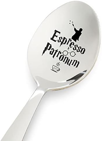 Espresso Patronum | Gravirani poklon kašike | Poklon za rođendan za muškarce | Kafe čajni ljubitelji pokloni