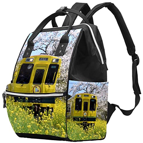 Japan vlak proljeće cvijeće pelene tote torbe mammmy ruksak veliki kapacitet pelena torba za staračku torbu