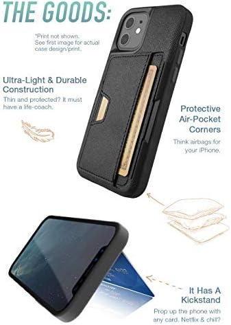 Smartish-Zebra-iPhone 12 / iPhone 12 Pro torbica za Novčanik - Novčanik Slayer Vol 2 [Slim + zaštitni nosač]