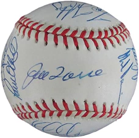 1998. Yankees Oal tim potpisao je bejzbol WS Champs Jeter / Rivera Steiner - autogramirani bejzbol