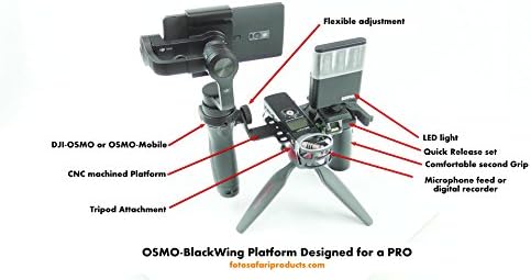 FOTOSAFARI Osmo-Blackwing Video stabilizator platforme