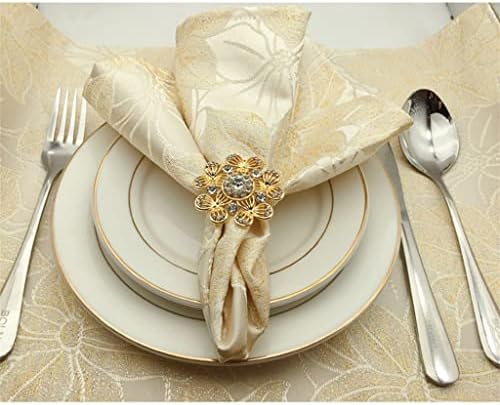 N / A 12 Prstenovi salveta za trpezarijski stol Dekoracija ubrus kopča za vjenčanje