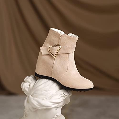 Modne čizme za gležnjeve za ženske platforme za spajanje srca Neklizajuće sniježne cipele Sve utakmice Calf
