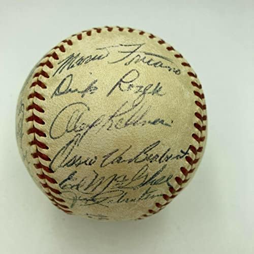 1950. Atletički tim Philadelphia A Atletics potpisao je američku ligu bejzbol JSA COA - autogramenih bejzbola