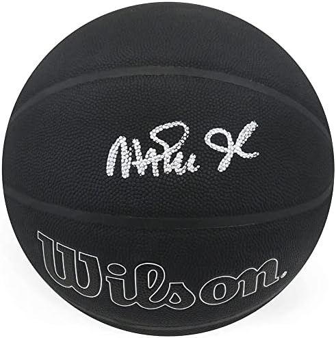 Magic Johnson potpisao Wilson 75. godišnjicu Logo Crna NBA košarka - autogramirane košarkama