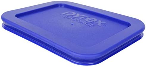 Pyrex 7213-PC 1.9 Cup Cobalt Blue pravougaoni plastični poklopac za skladištenje hrane, proizveden u SAD
