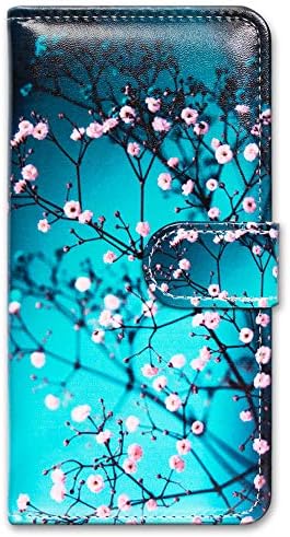BCOV iPhone 12 mini fuse, cvijet pločice od kože Flip Telefon Cover Cover poklopca za držač za karticu Kickstand