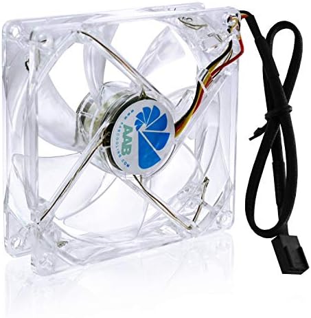 Aabcooling Super Silent Fan 9 plavi LED - tihi i efikasan 92mm ventilator sa 4 anti-vibracione ploče, 12V