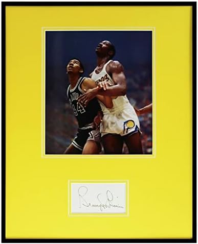 George McGinnis potpisao je uokviren 16x20 foto prikaz JSA Pacers - AUTOGREMENT NBA fotografije