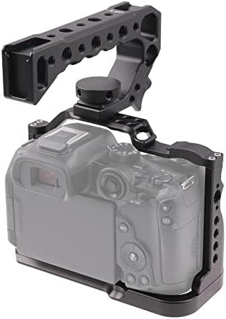 FOTGA Aluminijumski kavez nosač nosača nosača + DP500 mini mat mat kutija za Canon EOS R7 DSLR kamere Video