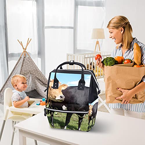Krave životinjska livada pašnja pelene tote torbe mammmy ruksak veliki kapacitet pelena torba za staračku torbu za brigu o bebama