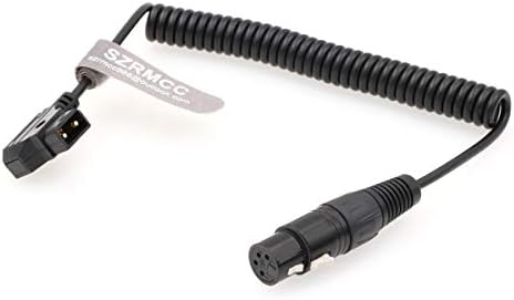 SZRMCC XLR 4 PIN do D-Tap zavojni kabel za napajanje za DSLR kamkorder praktiilite 602 LED svjetlo Sony