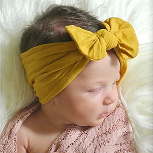 Toddler Infant Baby Boys Djevojke čvrsta mašna traka za glavu za glavu Elastics Hair Hair Accessories za