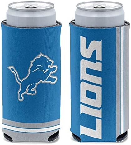 WinCraft NFL Detroit Lions Slim Can Cooler, Timske boje, jedna veličina