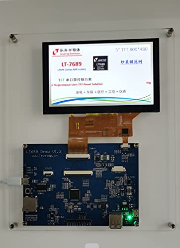 AnnCus LT7689 demo setovi, sa 5 inčnim TFT pločama 800 * 480 + CTP, RGB ploča, Demo ui -