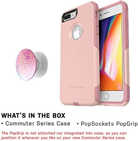 Paket: OTTERBOX COMMUTER serija za iPhone 8 Plus & iPhone 7 Plus - + Popsockets Popgrip -