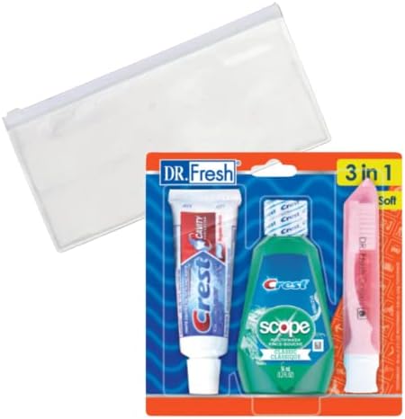 CHEVAUX paket Dr Fresh Travel komplet četkica za zube sa Mini četkicom za zube, pastom za zube i vodicom